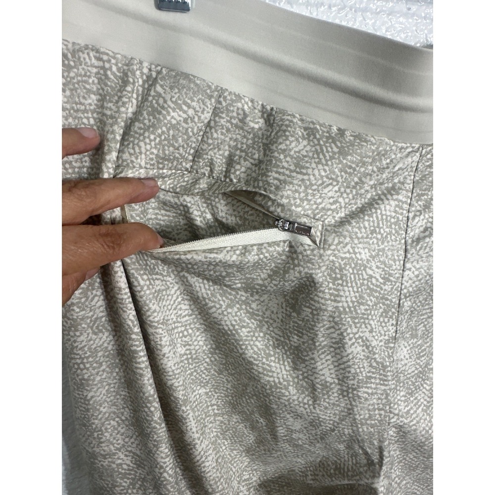 Athleta Venture Printed Pant Jogger Cargo Beige Textured Size 12 - Picture 15 of 16